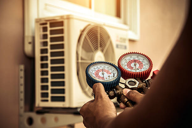 Professional Heat Pump Repair technician working in Greenwood, SC